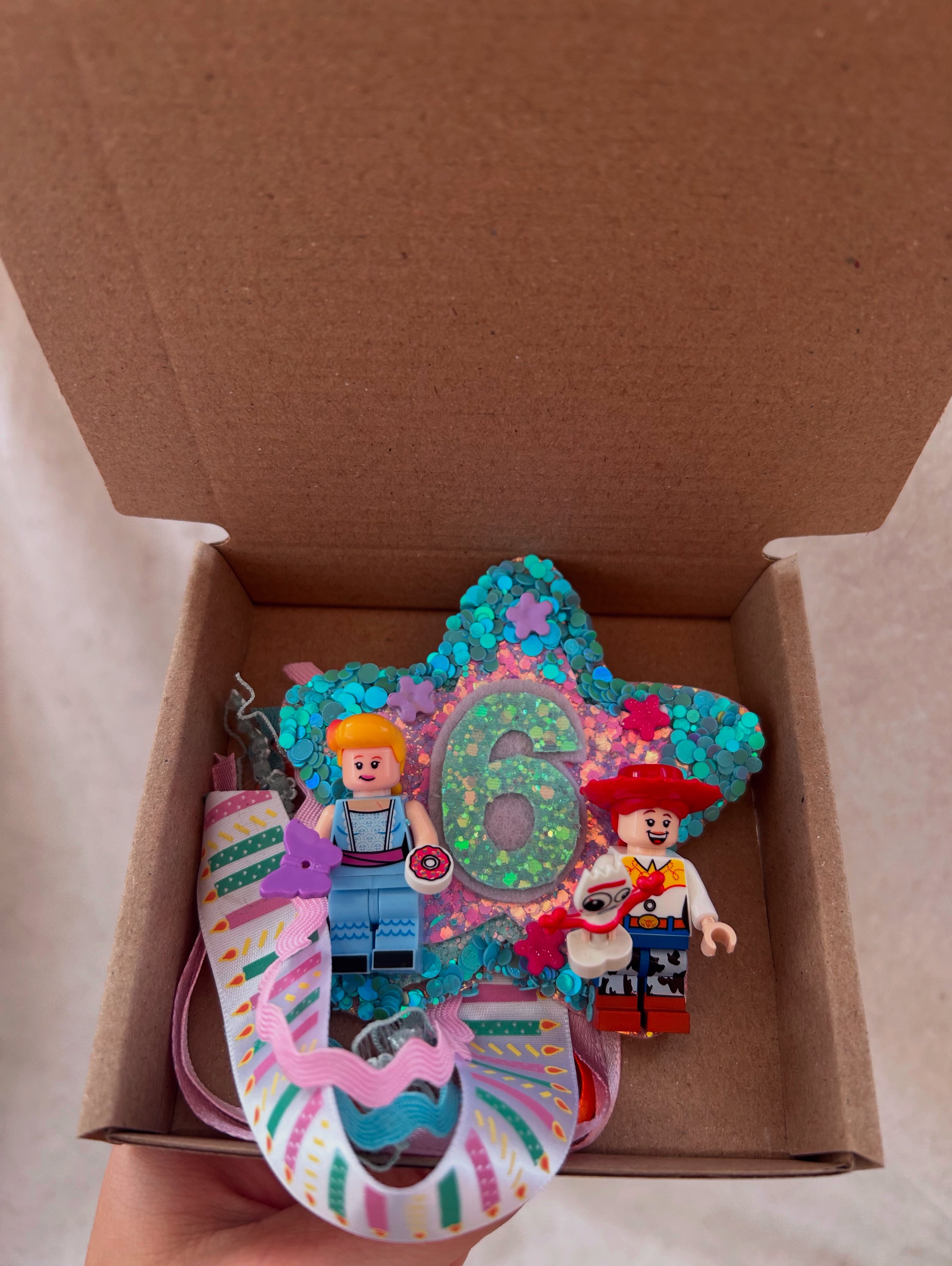 Girly birthday badges